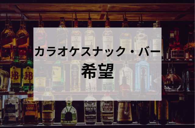 新橋のカラオケスナック・バー希望